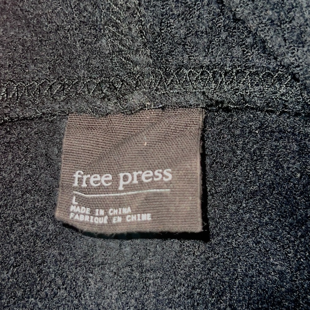 NORDSTROM FREE PRESS‎ Black Hoodie - Picture 5 of 6